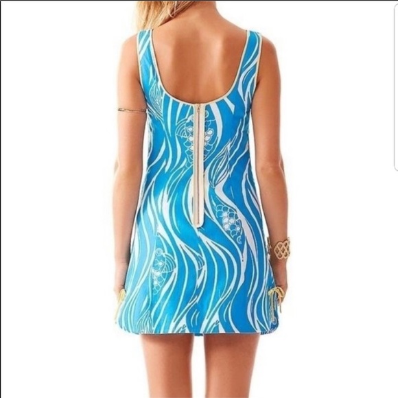 Lilly Pulitzer | Delia Shift Dress in Joe Fish - Picture 2 of 14
